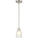 Amberle 1 Light 5.13 inch Brushed Nickel Indoor Pendant Ceiling Light